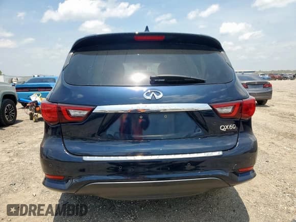 ✅ 2019 Infiniti QX60 Pure • VIN: 5N1DL0MN6KC550721 • Lot: 56936985. Listed on Copart with 63,027 mi. Free auction sales archive from the USA and detailed vehicle history report at DreamBid. Image 6.