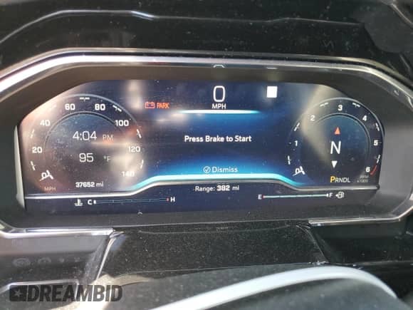 2023 Chevrolet Silverado 1500 RST with VIN 2GCPADED1P1126526, listed as a Copart auction lot 57253005 with 37,652 mi miles and Salvage title. Bid and sale history available at DreamBid. Image 9.