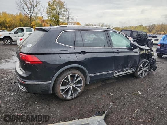 ✅ 2022 Volkswagen Tiguan SEL R-Line • VIN: 3VV4B7AX0NM047163 • Lot: 86497515. Listed on Copart with 74,237 mi. Free auction sales archive from the USA and detailed vehicle history report at DreamBid. Image 3.