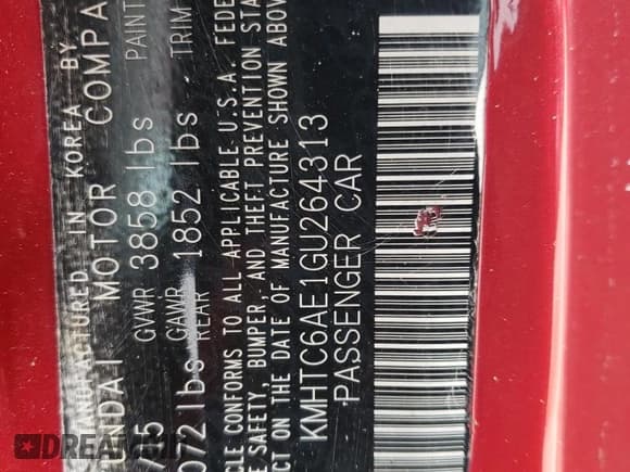 ✅ 2016 Hyundai Veloster Turbo Rally Edition • VIN: KMHTC6AE1GU264313 • Lot: 86616594. Wystawiony na Copart z przebiegiem 63 075 mil. Bezpłatny archiwum sprzedaży aukcyjnych z USA i szczegółowy raport historii pojazdu na DreamBid. Zdjęcie 13.