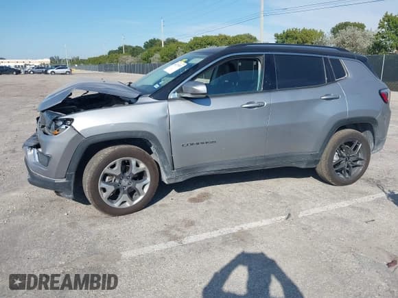 ✅ 2019 Jeep Compass Limited • VIN: 3C4NJDCB5KT638306 • Lot: 41273531. Listed on IAAI with 63,538 mi. Free auction sales archive from the USA and detailed vehicle history report at DreamBid. Image 2.