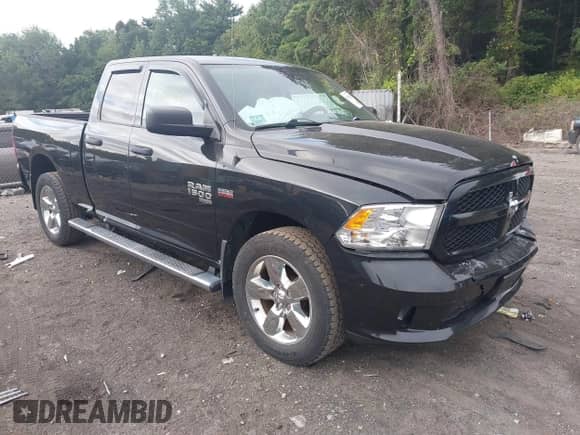 2019 Ram 1500 Tradesman with VIN 1C6RR7FT3KS502698, listed as a IAAI auction lot 43010061 with 94,404 mi miles and . Bid and sale history available at DreamBid. Image 1.