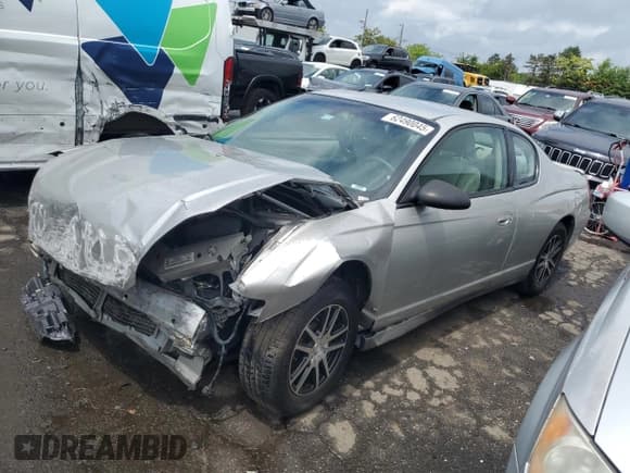 ✅ 2007 Chevrolet Monte Carlo LS • VIN: 2G1WJ15K979321728 • Lot: 62490045. Listed on Copart with 146,454 mi. Free auction sales archive from the USA and detailed vehicle history report at DreamBid. Image 1.