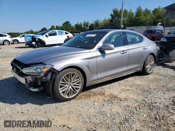 ✅ 2020 Genesis G70 2.0T • VIN: KMTG34LA7LU051107 • Lot: 84584225. Listed on Copart with 67,832 mi. Free auction sales archive from the USA and detailed vehicle history report at DreamBid. Image 1.