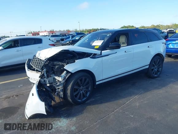 ✅ 2020 Land Rover Range Rover Velar S • VIN: SALYB2EX1LA242625 • Lot: 43342183. Wystawiony na IAAI z przebiegiem 87 116 mil. Bezpłatny archiwum sprzedaży aukcyjnych z USA i szczegółowy raport historii pojazdu na DreamBid. Zdjęcie 2.