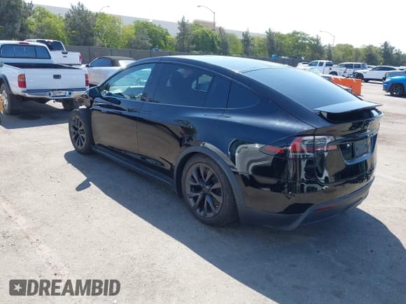 ✅ 2023 Tesla Model X • VIN: 7SAXCAE55PF378572 • Lot: 43150398. Wystawiony na IAAI z przebiegiem 46 421 mil. Bezpłatny archiwum sprzedaży aukcyjnych z USA i szczegółowy raport historii pojazdu na DreamBid. Zdjęcie 3.