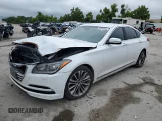 2016 Hyundai Genesis 3.8L with VIN KMHGN4JE0GU133471, listed as a Copart auction lot 65996895 with Not provided miles and Salvage title. Bid and sale history available at DreamBid. Image 1.