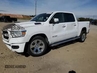 2022 Ram 1500 Lone Star с VIN 1C6RREFMXNN432195, выставлен на аукционе Copart как лот 76073073 с пробегом 21 080 миль миль и Списание • Salvage title. История ставок и продаж доступна на DreamBid. Изображение 1.