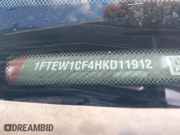 ✅ 2017 Ford F-150 XLT • VIN: 1FTEW1CF4HKD11912 • Лот: 43436140. Опубликован ранее на IAAI с пробегом 98 390 миль. Бесплатный доступ к архиву аукционных продаж из США и подробный отчёт об истории автомобиля на DreamBid. Изображение 9.