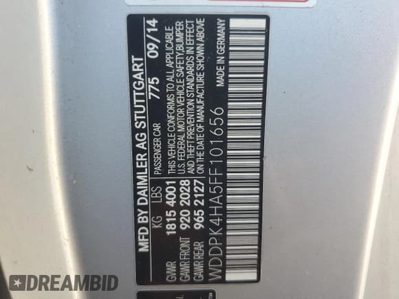 ✅ 2015 Mercedes-Benz SLK 250 • VIN: WDDPK4HA5FF101656 • Лот: 59117435. Опубликован ранее на Copart с пробегом 65 169 миль. Бесплатный доступ к архиву аукционных продаж из США и подробный отчёт об истории автомобиля на DreamBid. Изображение 12.