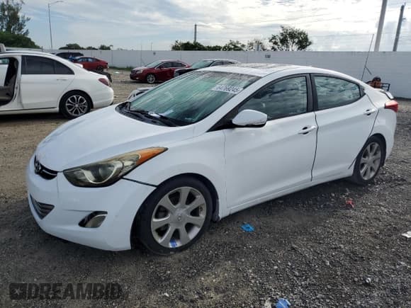 ✅ 2013 Hyundai Elantra GLS • VIN: 5NPDH4AE2DH219384 • Lot: 64769245. Listed on Copart with 184,906 mi. Free auction sales archive from the USA and detailed vehicle history report at DreamBid. Image 1.