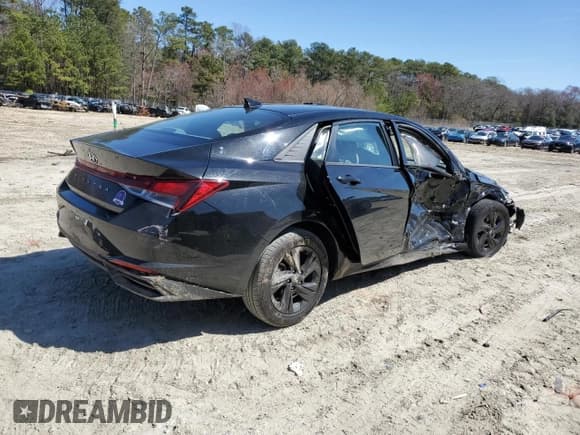 ✅ 2023 Hyundai Elantra SEL • VIN: 5NPLM4AG3PH101891 • Lot: 49897355. Listed on Copart with 56,299 mi. Free auction sales archive from the USA and detailed vehicle history report at DreamBid. Image 3.