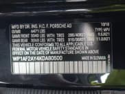 ✅ 2019 Porsche Cayenne Turbo • VIN: WP1AF2AY4KDA80500 • Lot: 42838973. Listed on IAAI with 36,221 mi. Free auction sales archive from the USA and detailed vehicle history report at DreamBid. Image 9.