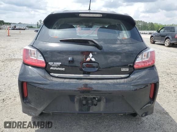 ✅ 2023 Mitsubishi Mirage ES • VIN: ML32AUHJ7PH006273 • Lot: 54138725. Listed on Copart with 38,124 mi. Free auction sales archive from the USA and detailed vehicle history report at DreamBid. Image 6.