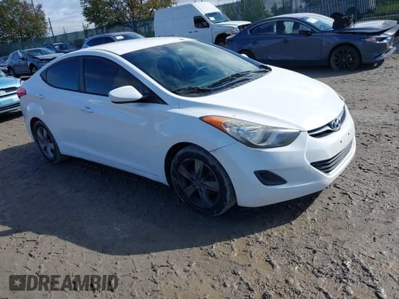 ✅ 2013 Hyundai Elantra GLS • VIN: 5NPDH4AE1DH262341 • Lot: 43441443. Listed on IAAI with 126,624 mi. Free auction sales archive from the USA and detailed vehicle history report at DreamBid. Image 1.
