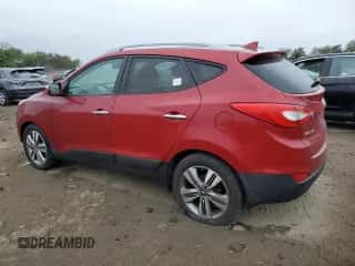 2015 Hyundai Tucson SE z VIN KM8JU3AG1FU065037, wystawiony jako Copart lot #71353064 z przebiegiem 159 677 mil mil oraz Szkoda całkowita • Salvage title. Historia ofert i sprzedaży dostępna na DreamBid. Obrazek 2.