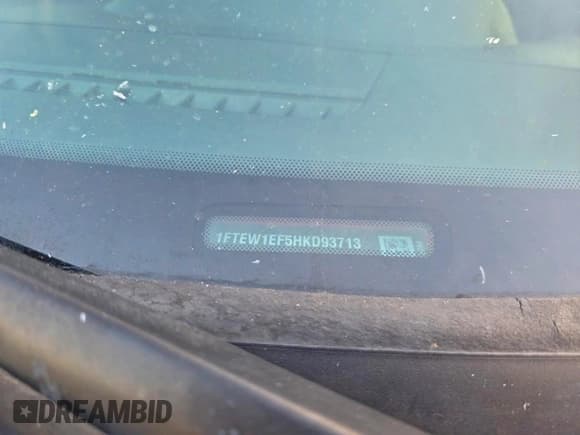 ✅ 2017 Ford F-150 XLT • VIN: 1FTEW1EF5HKD93713 • Лот: 96237075. Опубликован ранее на Copart с пробегом 105 435 миль. Бесплатный доступ к архиву аукционных продаж из США и подробный отчёт об истории автомобиля на DreamBid. Изображение 10.