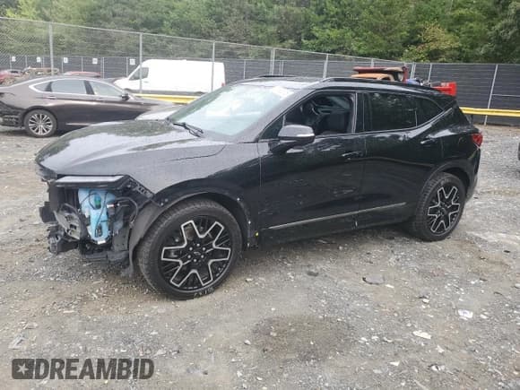 ✅ 2023 Chevrolet Blazer RS • VIN: 3GNKBKRS9PS225059 • Lot: 81890315. Listed on Copart with 37,512 mi. Free auction sales archive from the USA and detailed vehicle history report at DreamBid. Image 1.
