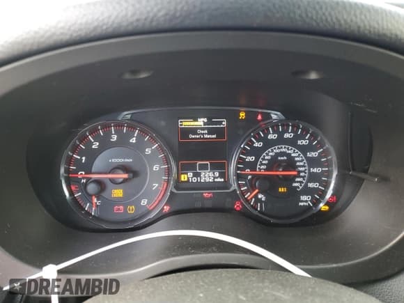 ✅ 2018 Subaru WRX Premium • VIN: JF1VA1B67J9819679 • Lot: 87467255. Listed on Copart with 101,292 mi. Free auction sales archive from the USA and detailed vehicle history report at DreamBid. Image 9.