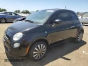 ✅ 2015 FIAT 500 Pop • VIN: 3C3CFFAR8FT657611 • Lot: 59557235. Listed on Copart with 146,754 mi. Free auction sales archive from the USA and detailed vehicle history report at DreamBid. Image 1.