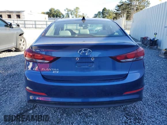2017 Hyundai Elantra SE with VIN 5NPD74LF7HH089830, listed as a Copart auction lot 85665155 with 85,984 mi miles and Salvage title. Bid and sale history available at DreamBid. Image 6.