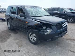 2006 Honda Pilot LX z VIN 2HKYF181X6H562939, wystawiony jako IAAI lot #43004085 z przebiegiem 211 590 mil mil oraz . Historia ofert i sprzedaży dostępna na DreamBid. Obrazek 1.