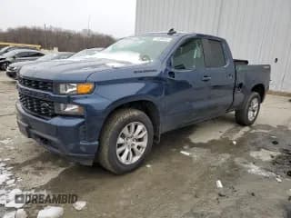 ✅ 2020 Chevrolet Silverado 1500 Custom • VIN: 1GCRYBEK3LZ187983 • Lot: 44609285. Listed on Copart with 94,058 mi. Free auction sales archive from the USA and detailed vehicle history report at DreamBid. Image 1.