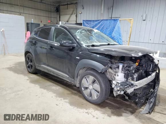 2019 Hyundai Kona Limited z VIN KM8K33AG4KU023866, wystawiony jako Copart lot #60347235 z przebiegiem 49 890 mil mil oraz Szkoda całkowita • Salvage title. Historia ofert i sprzedaży dostępna na DreamBid. Obrazek 4.