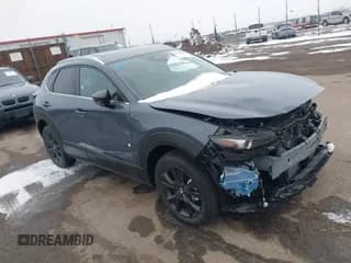 ✅ 2025 Mazda CX-30 S Preferred • VIN: 3MVDMBCM1SM771243 • Lot: 41599484. Listed on IAAI with 278 mi. Free auction sales archive from the USA and detailed vehicle history report at DreamBid. Image 1.
