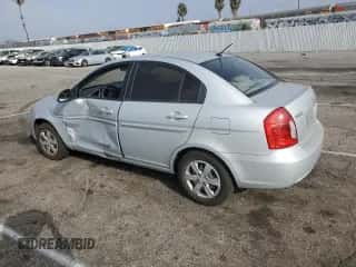 2009 Hyundai Accent Auto GLS with VIN KMHCN46C39U282871, listed as a Copart auction lot 72660574 with 90,408 mi miles and Salvage title. Bid and sale history available at DreamBid. Image 2.