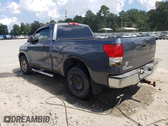 ✅ 2007 Toyota Tundra • VIN: 5TFKT52107X001945 • Lot: 68170464. Listed on Copart with Not provided. Free auction sales archive from the USA and detailed vehicle history report at DreamBid. Image 2.