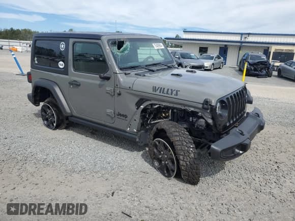 ✅ 2022 Jeep Wrangler Willys Sport • VIN: 1C4GJXAG3NW237912 • Lot: 75409904. Listed on Copart with 6,463 mi. Free auction sales archive from the USA and detailed vehicle history report at DreamBid. Image 4.