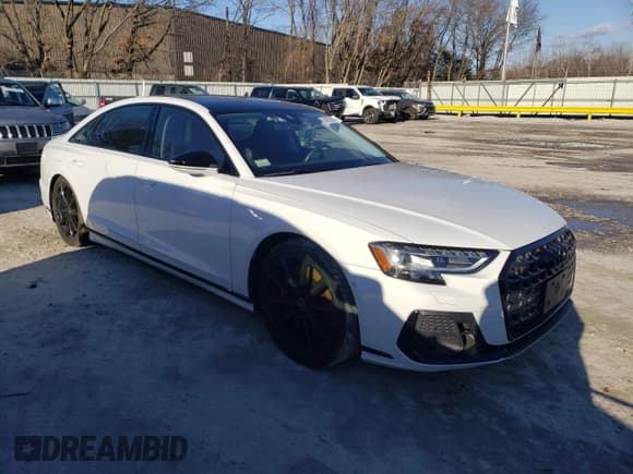 ✅ 2023 Audi S8 • VIN: WAULSAF85PN000614 • Lot: 84752864. Listed on Copart with 20,079 mi. Free auction sales archive from the USA and detailed vehicle history report at DreamBid. Image 4.