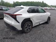 ✅ 2023 Toyota bZ4X XLE • VIN: JTMABACA2PA019260 • Lot: 42600782. Listed on IAAI with 21,565 mi. Free auction sales archive from the USA and detailed vehicle history report at DreamBid. Image 4.