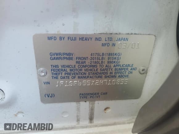 ✅ 2002 Subaru Forester S • VIN: JF1SF655X2H710855 • Lot: 90240965. Wystawiony na Copart z przebiegiem 134 875 mil. Bezpłatny archiwum sprzedaży aukcyjnych z USA i szczegółowy raport historii pojazdu na DreamBid. Zdjęcie 13.