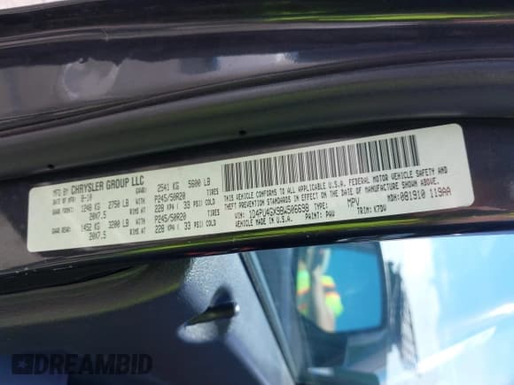 ✅ 2011 Dodge Nitro Heat • VIN: 1D4PU4GX9BW506698 • Lot: 42690394. Listed on IAAI with 159,687 mi. Free auction sales archive from the USA and detailed vehicle history report at DreamBid. Image 9.