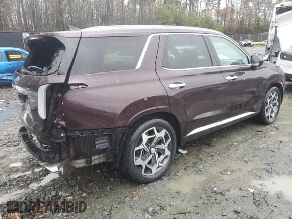 ✅ 2021 Hyundai Palisade Calligraphy • VIN: KM8R7DHE4MU305618 • Лот: 83003594. Опубликован ранее на Copart с пробегом 42 369 миль. Бесплатный доступ к архиву аукционных продаж из США и подробный отчёт об истории автомобиля на DreamBid. Изображение 3.