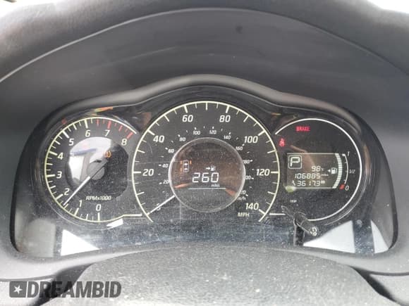 ✅ 2015 Nissan Note SR • VIN: 3N1CE2CP5FL405448 • Лот: 57333125. Опубликован ранее на Copart с пробегом 106 885 миль. Бесплатный доступ к архиву аукционных продаж из США и подробный отчёт об истории автомобиля на DreamBid. Изображение 9.