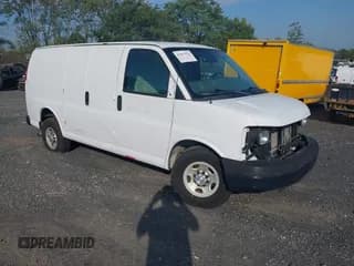 ✅ 2015 Chevrolet Express Cargo • VIN: 1GCWGFCF6F1167832 • Lot: 42957622. Listed on IAAI with 112,734 mi. Free auction sales archive from the USA and detailed vehicle history report at DreamBid. Image 1.