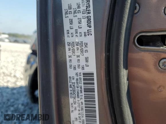 ✅ 2013 Dodge Journey SXT • VIN: 3C4PDDBGXDT641394 • Lot: 84028795. Wystawiony na Copart z przebiegiem 128 273 mil. Bezpłatny archiwum sprzedaży aukcyjnych z USA i szczegółowy raport historii pojazdu na DreamBid. Zdjęcie 12.