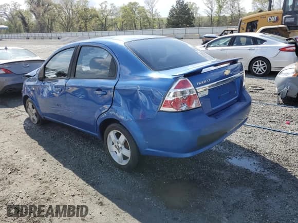 ✅ 2007 Chevrolet Aveo LT • VIN: KL1TG56647B083844 • Lot: 51382665. Wystawiony na Copart z przebiegiem 168 761 mil. Bezpłatny archiwum sprzedaży aukcyjnych z USA i szczegółowy raport historii pojazdu na DreamBid. Zdjęcie 2.