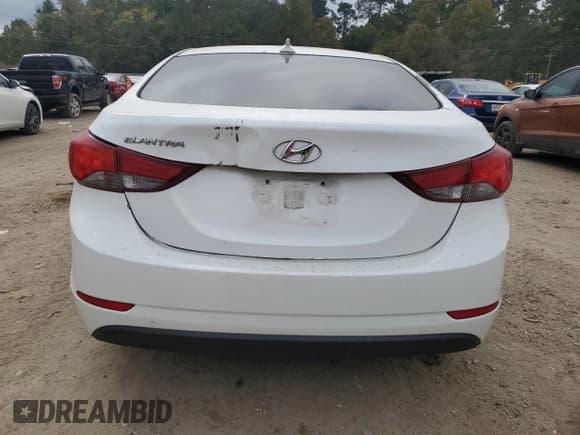 ✅ 2016 Hyundai Elantra SE • VIN: 5NPDH4AE1GH713563 • Lot: 91937245. Listed on Copart with 104,683 mi. Free auction sales archive from the USA and detailed vehicle history report at DreamBid. Image 6.