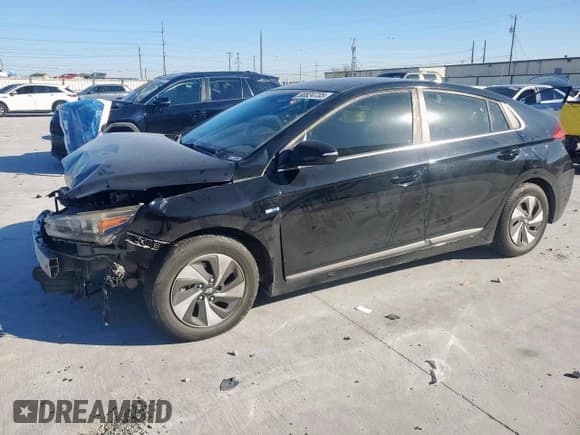 ✅ 2018 Hyundai Ioniq SEL • VIN: KMHC75LC7JU103708 • Лот: 90824735. Опубликован ранее на Copart с пробегом 90 346 миль. Бесплатный доступ к архиву аукционных продаж из США и подробный отчёт об истории автомобиля на DreamBid. Изображение 1.