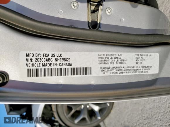 ✅ 2022 Chrysler 300 S • VIN: 2C3CCABG1NH225829 • Lot: 84544705. Listed on Copart with 44,920 mi. Free auction sales archive from the USA and detailed vehicle history report at DreamBid. Image 13.