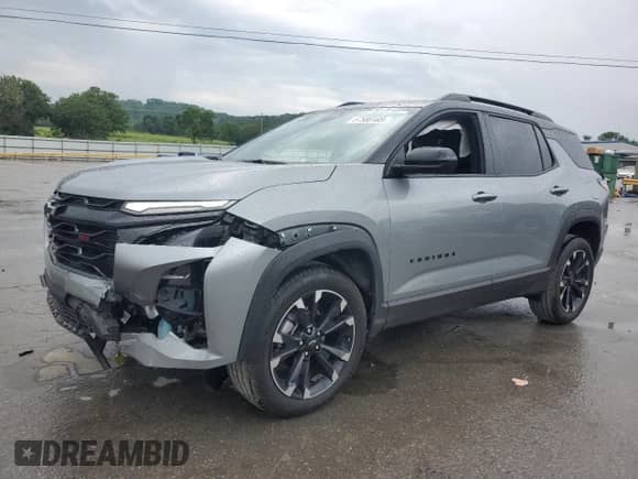 2025 Chevrolet Equinox FWD RS с VIN 3GNAXLEG1SL226410, выставлен на аукционе Copart как лот 57580165 с пробегом 8 079 миль миль и Списание • Salvage title. История ставок и продаж доступна на DreamBid. Изображение 1.