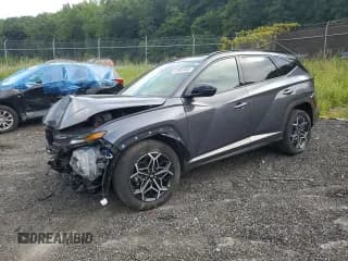 ✅ 2024 Hyundai Tucson N Line • VIN: KM8JFCD15RU153353 • Lot: 69563464. Wystawiony na Copart z przebiegiem 25 407 mil. Bezpłatny archiwum sprzedaży aukcyjnych z USA i szczegółowy raport historii pojazdu na DreamBid. Zdjęcie 1.