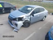 ✅ 2022 Mitsubishi Mirage ES • VIN: ML32FUFJ1NHF02500 • Lot: 43703687. Listed on IAAI with 37,199 mi. Free auction sales archive from the USA and detailed vehicle history report at DreamBid. Image 2.