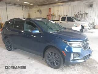 2022 Chevrolet Equinox RS z VIN 3GNAXWEV4NS245544, wystawiony jako IAAI lot #43439072 z przebiegiem 90 803 mil mil oraz . Historia ofert i sprzedaży dostępna na DreamBid. Obrazek 1.