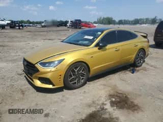 2021 Hyundai Sonata N Line с VIN 5NPEK4JC9MH132327, выставлен на аукционе Copart как лот 67083315 с пробегом 106 029 миль миль и Списание • Salvage title. История ставок и продаж доступна на DreamBid. Изображение 1.