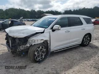 ✅ 2021 Hyundai Palisade Calligraphy • VIN: KM8R7DHE0MU201921 • Лот: 68283865. Опубликован ранее на Copart с пробегом 116 228 миль. Бесплатный доступ к архиву аукционных продаж из США и подробный отчёт об истории автомобиля на DreamBid. Изображение 1.